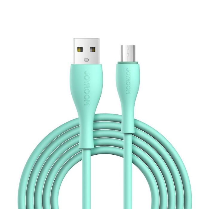Bild 1, Joyroom 1m 2.4A MicroUSB Snabbladdning Kabel - Grön