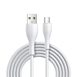 Joyroom 1m 3A USB-C Snabbladdning Kabel - Vit