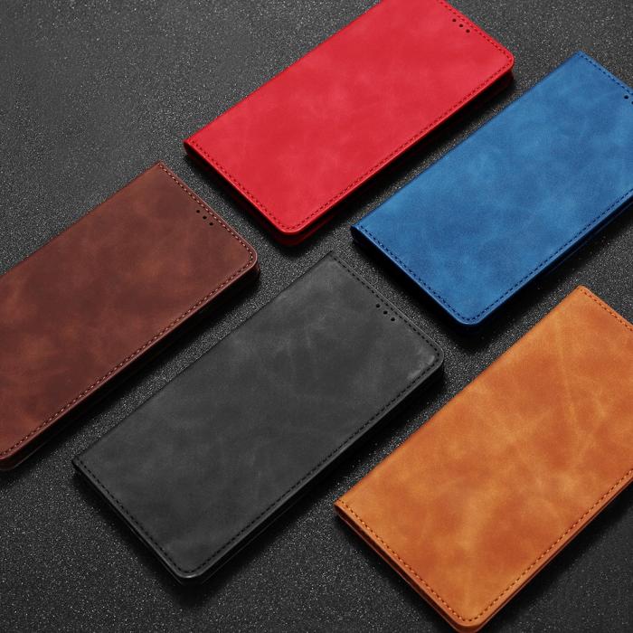 Bild 5, OnePlus Nord N100 - Silkeslent Flip Fodral - Svart