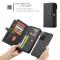 Samsung Galaxy S21 Ultra - CASEME 2-i-1 Multifunktionellt Läder Fodral - Svart