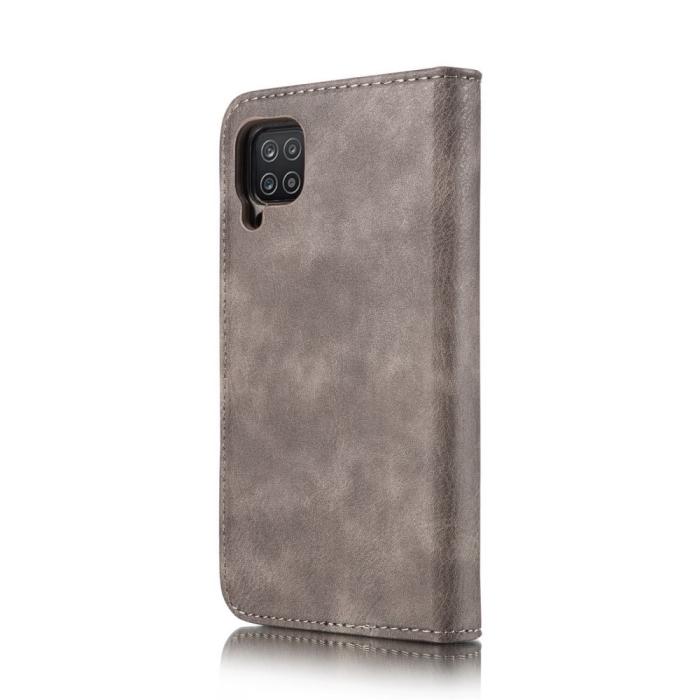 Bild 4, Samsung Galaxy A12 - DG.MING 2in1 Magnet Fodral - Grå