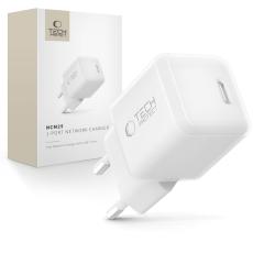 Tech-Protect 25W PD USB-C V&auml;ggladdare Vit