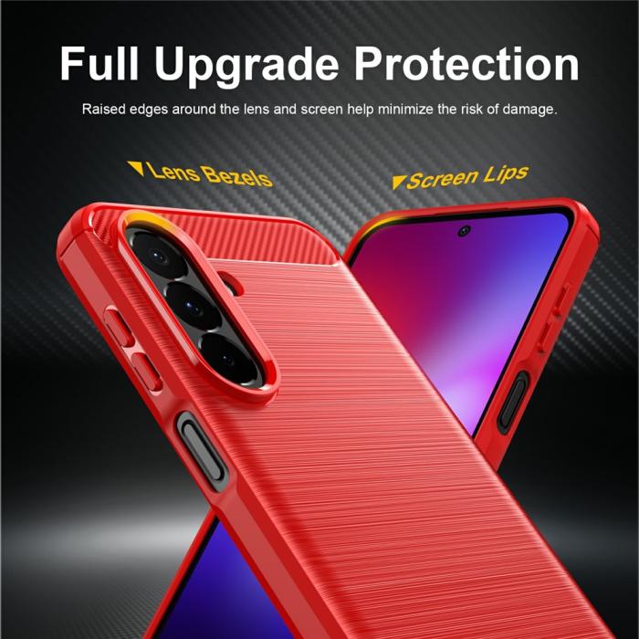 Bild 2, Samsung Galaxy A27 5G Skal TPU Brushed Röd