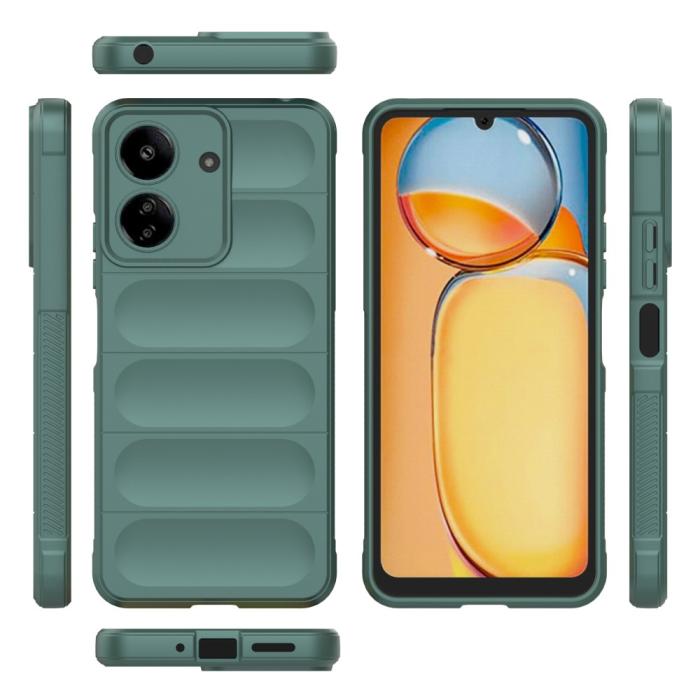 Bild 6, Xiaomi Redmi 13C 4G Skal Magic Shield Grön