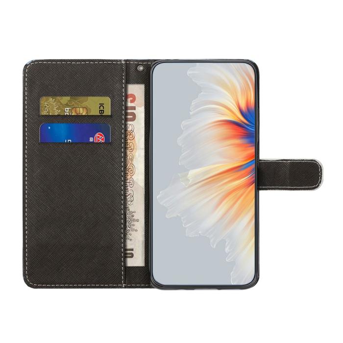 Bild 3, Motorola Moto G86 Power/G86 5G Fodral Läder Katt Ögon