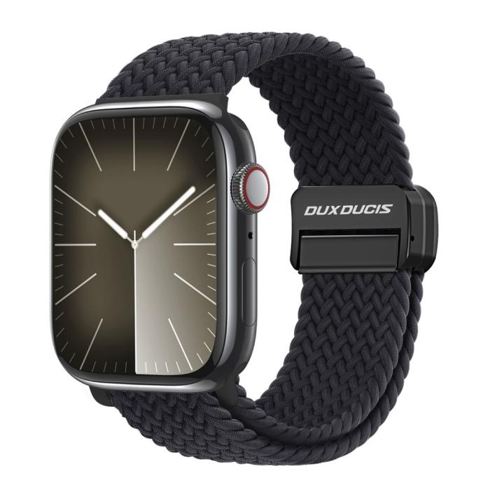 Bild 2, DUX DUCIS Apple Watch 38/40/41 Armband Flätat Mörk Blå