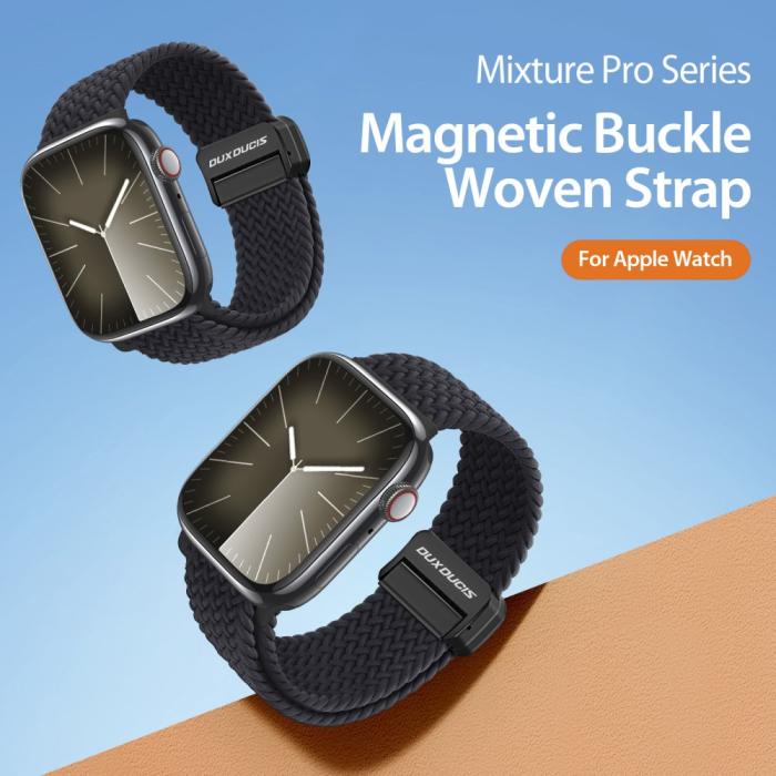 Bild 4, DUX DUCIS Apple Watch 38/40/41 Armband Flätat Mörk Blå