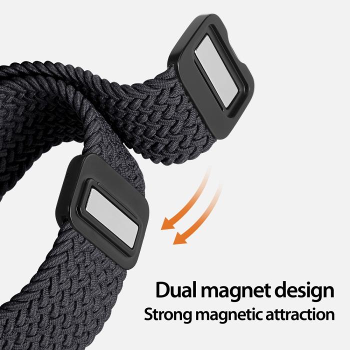 Bild 5, DUX DUCIS Apple Watch 38/40/41 Armband Flätat Mörk Blå