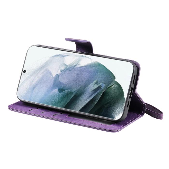 Bild 6, Samsung Galaxy S22 Ultra Fodral 2in1 Magnet Lila