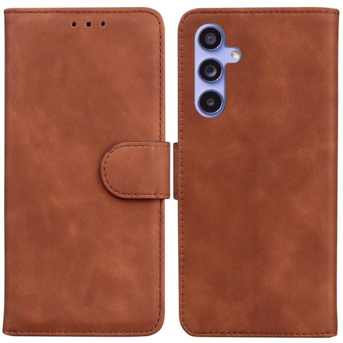 Bild 1, Samsung Galaxy S23 FE Fodral Läder Brun