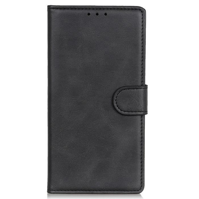 Bild 6, iPhone 15 Fodral Solid Läder Svart