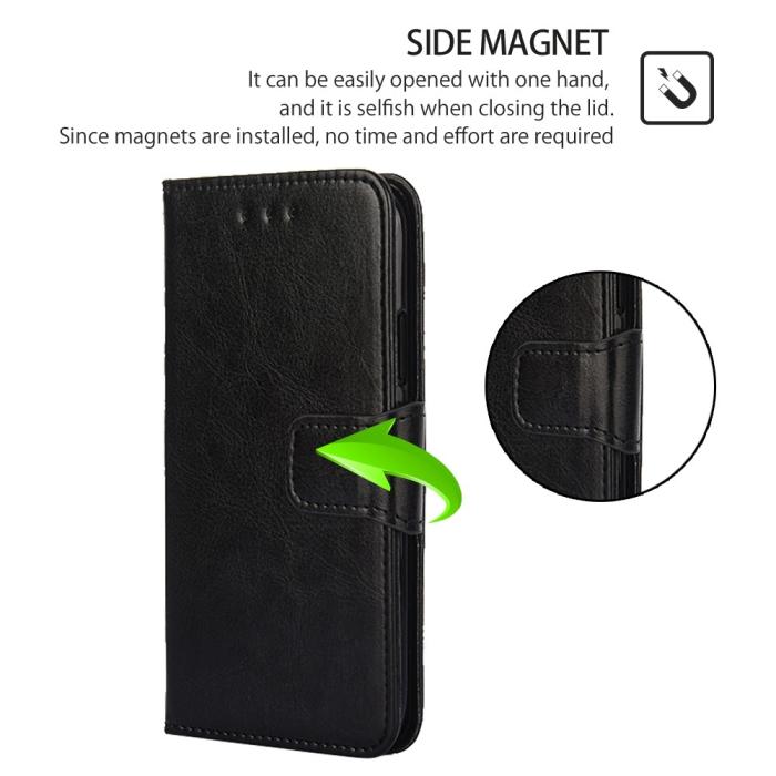 Bild 4, Samsung Galaxy S23 Plus Fodral Läder Svart