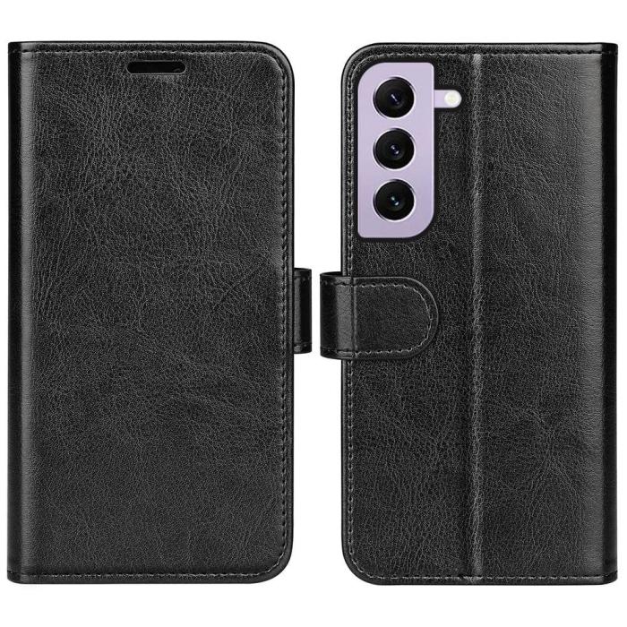 Bild 1, Samsung Galaxy S23 Fodral Crazy Horse Läder Svart