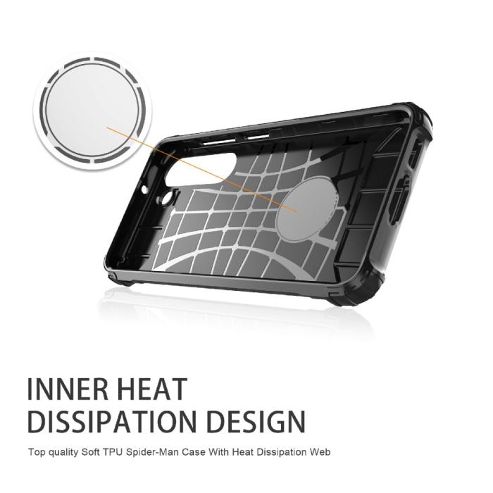 Bild 3, Samsung Galaxy S23 Skal Shockproof Armor Hybrid Röd