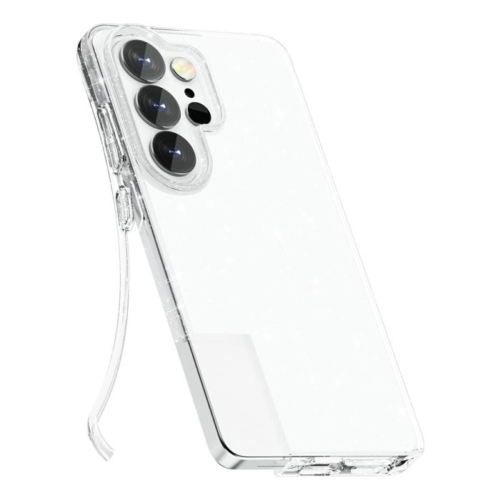 Bild 4, Samsung Galaxy S26 Ultra Skal Glitter TPU Vit
