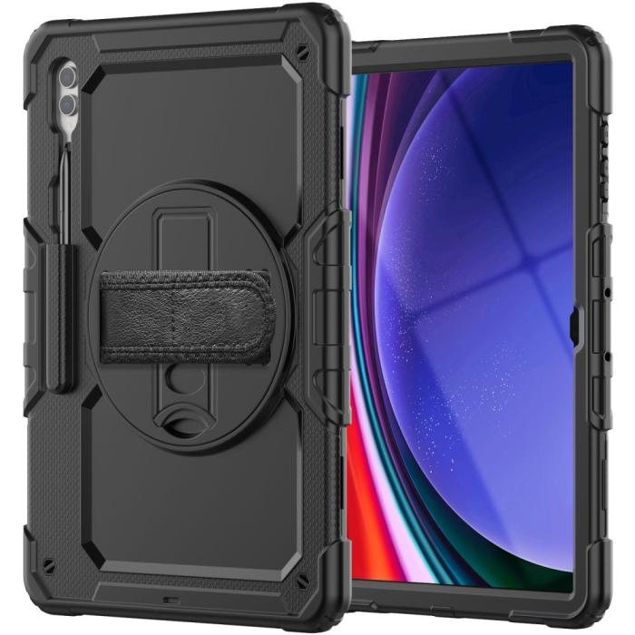 Bild 6, Tech-Protect Galaxy Tab S8 Ultra / S9 Ultra Skal Solid360 Svart