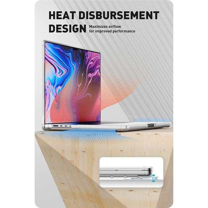Bild 6, Supcase MacBook Pro 14 2021-2023 Skal Unicorn Beetle Transparent