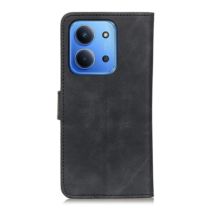 Bild 6, KHAZNEH Xiaomi Redmi 15C Fodral Retro Läder Svart