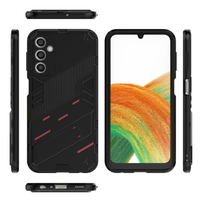Bild 2, Samsung Galaxy A24 5G Skal Hybrid Kickstand Svart