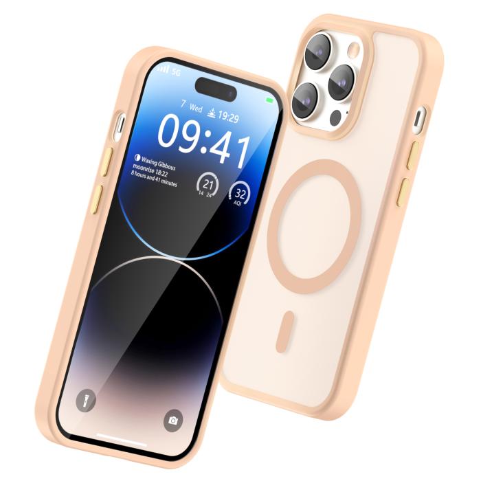 Bild 3, ColorPop iPhone 14 Pro Skal CH MagSafe Matt Rosa