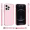 iPhone 14 Pro Max Skal Shockproof Semi Transparent Rosa