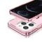 iPhone 14 Pro Max Skal Shockproof Semi Transparent Rosa