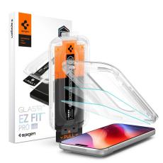 Spigen iPhone 18 Pro/17/17 Pro/16 Pro 2-PACK Sk&auml;rmskydd Glas.tR Pro HD 'Ez Fit'