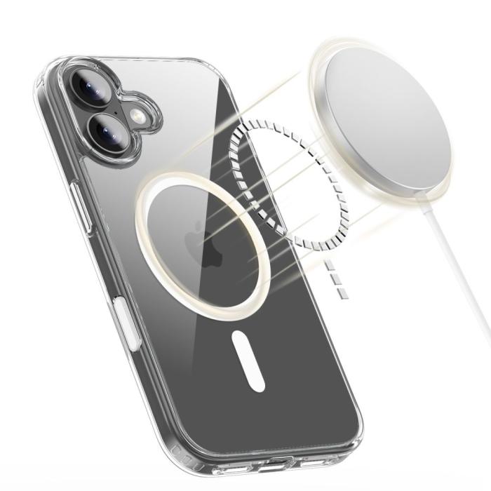 Bild 3, Tech-Protect iPhone 17 Skal MagSafe FlexAir Hybrid Clear