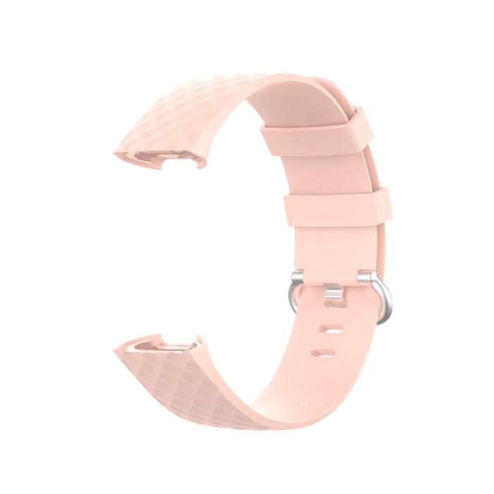 Bild 2, Armband Fitbit Charge 3 / 4 Ljus Rosa
