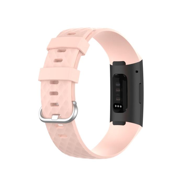 Bild 3, Armband Fitbit Charge 3 / 4 Ljus Rosa