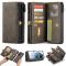 Samsung Galaxy S21 Ultra - CASEME 2-i-1 Multifunktionellt Läder Fodral - Brun