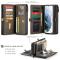 Samsung Galaxy S21 Ultra - CASEME 2-i-1 Multifunktionellt Läder Fodral - Brun