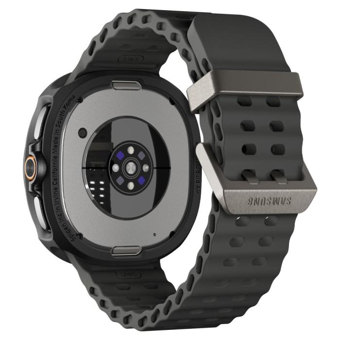 Bild 3, Spigen Galaxy Watch 8 46 mm Skal Liquid Air Matt Svart