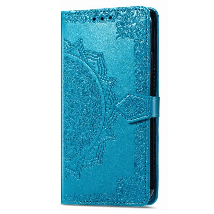Bild 5, Samsung Galaxy S23 Fodral Mandala Läder Blå