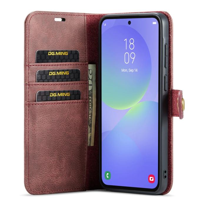 Bild 3, DG.MING Samsung Galaxy A37 5G 2in1 Fodral / Skal Röd
