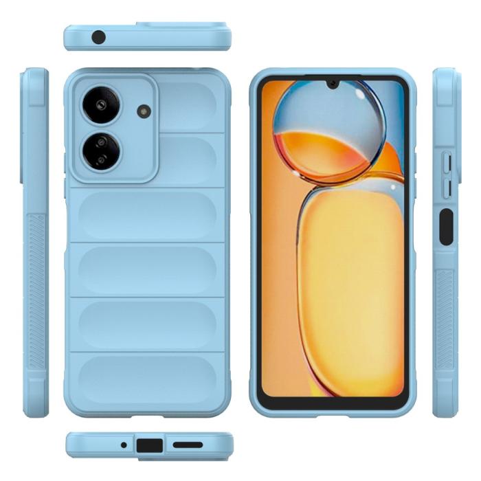 Bild 6, Xiaomi Redmi 13C 4G Skal Magic Shield Ljus Blå