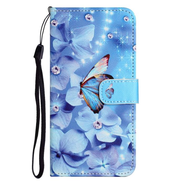 Bild 4, Motorola Moto G86 Power/G86 5G Fodral Blommor / Fjäril