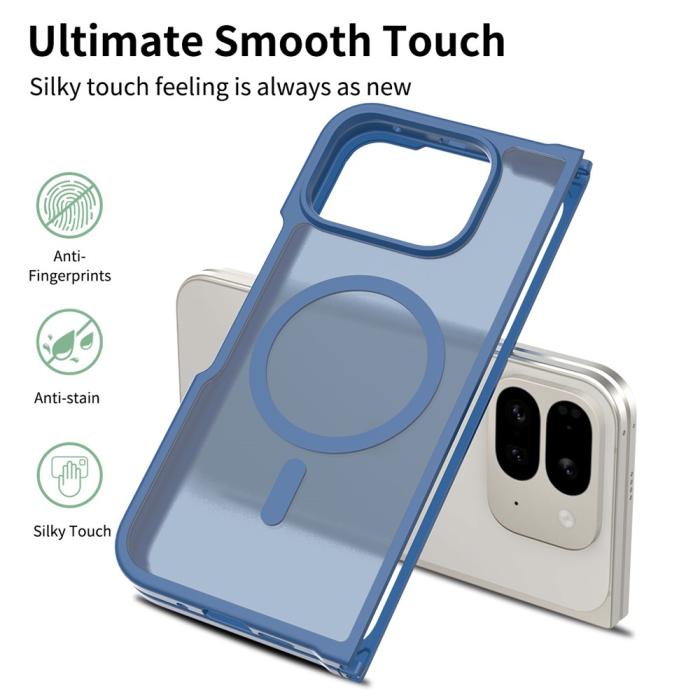 Bild 2, Google Pixel 10 Pro Fold Skal MagSafe Hybrid Skin Touch Blå