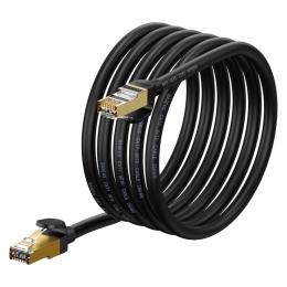 Baseus 3m Cat7 RJ45 Nätverkskabel Svart