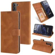 Samsung Galaxy S22 Fodral Skin Touch Brun