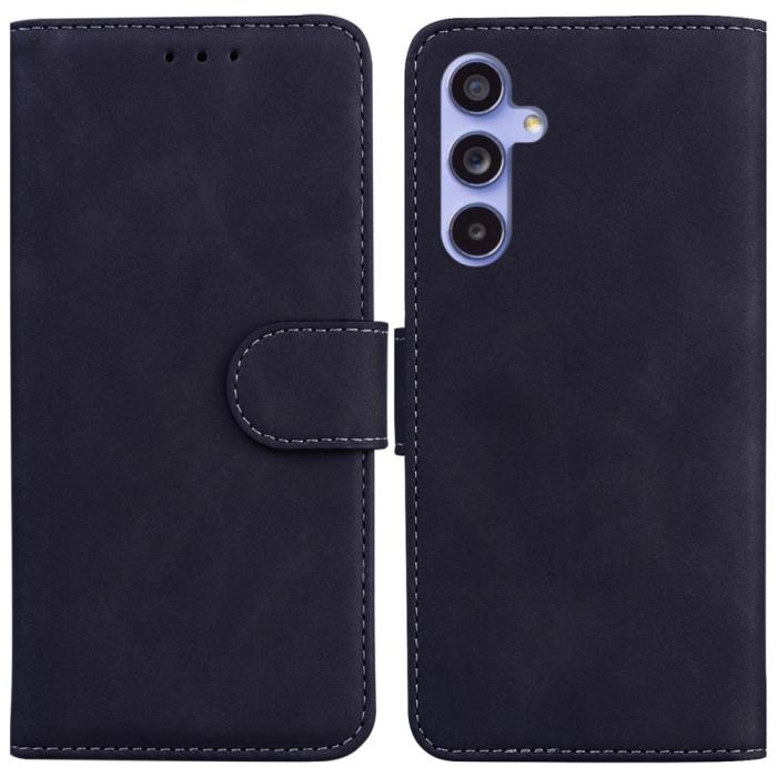 Bild 1, Samsung Galaxy S23 FE Fodral Läder Svart