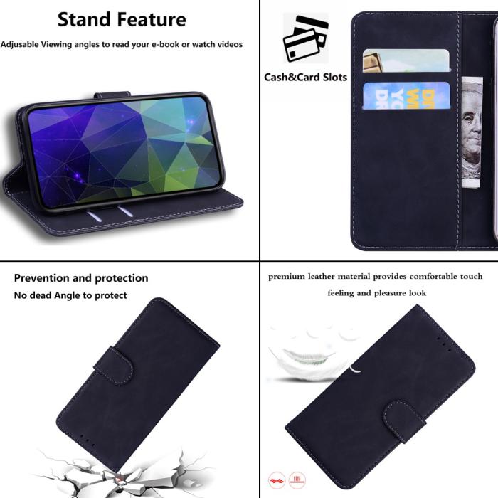 Bild 4, Samsung Galaxy S23 FE Fodral Läder Svart