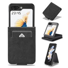 LC.IMEEKE Galaxy Z Flip 6 / 7 FE Skal Med Kortfack Svart