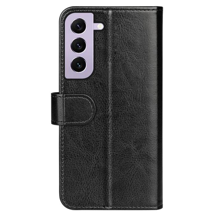 Bild 6, Samsung Galaxy S23 Fodral Crazy Horse Läder Svart