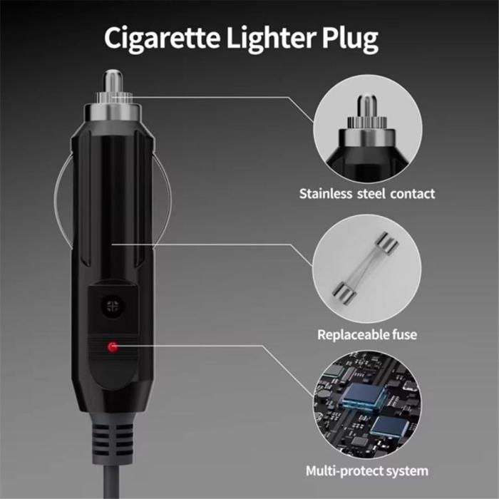 Bild 5, ONTEN 10m Starlink Mini Strömkabel till Billadapter 12V-24V