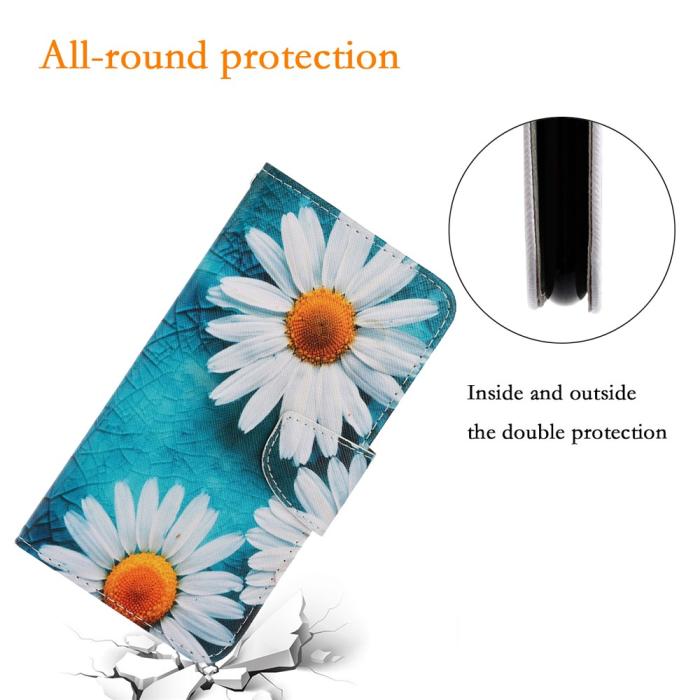 Bild 5, Samsung Galaxy S26 Fodral Med Tryck Vita Blommor