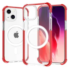 iPhone 15 Plus Skal MagSafe Shockproof Hybrid R&ouml;d