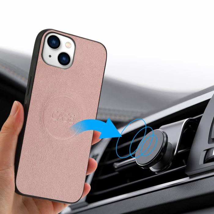 Bild 4, iPhone 15 Plus 2in1 Magnet Fodral Roséguld