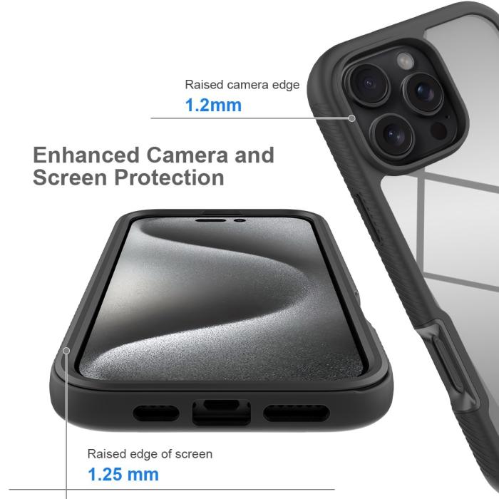 Bild 3, iPhone 16 Pro Skal MagSafe 360 Hybrid Defence Svart