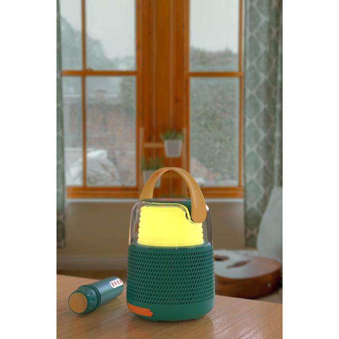 Bild 9, MOB Högtalare Karaoke Kit Mic LED Blå